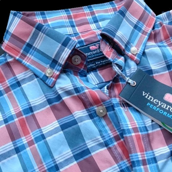 Vineyard Vines Performance Tucker Shirt Size XS MSRP $98.50 NWT - Picture 2 of 9